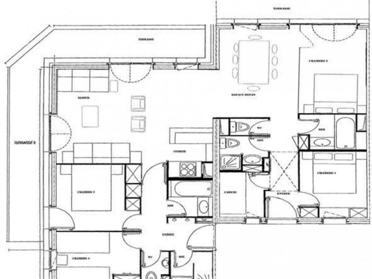 Grand Appartement 5 Chambres Valmorel, Animaux Acceptes, Parking - Fr-1-291-730 Екстериор снимка